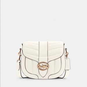 Coach Georgie Saddle Bag with Quilting